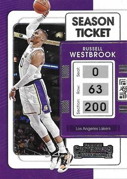 2021-22 Panini Contenders #52 Russell Westbrook Front