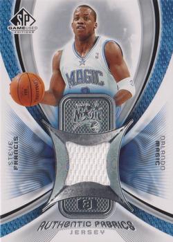 2005-06 SP Game Used - Authentic Fabrics #AF-SF Steve Francis Front