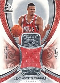 2005-06 SP Game Used - Authentic Fabrics #AF-TC Tyson Chandler Front
