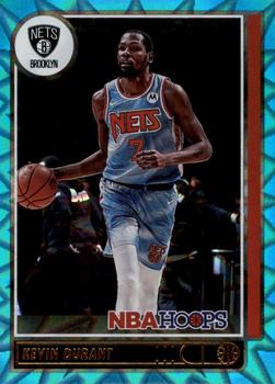 2021-22 Hoops - Teal Explosion #87 Kevin Durant Front
