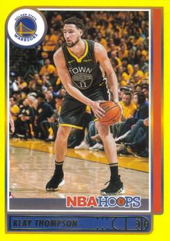 2021-22 Hoops - Yellow #8 Klay Thompson Front
