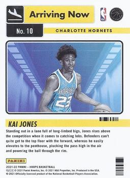 2021-22 Hoops - Arriving Now #10 Kai Jones Back