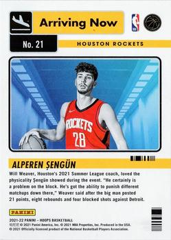 2021-22 Hoops - Arriving Now #21 Alperen Sengun Back