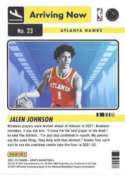 2021-22 Hoops - Arriving Now #23 Jalen Johnson Back