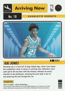 2021-22 Hoops - Arriving Now Holo #10 Kai Jones Back