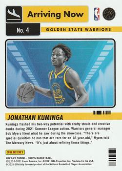 2021-22 Hoops Winter - Arriving Now #4 Jonathan Kuminga Back
