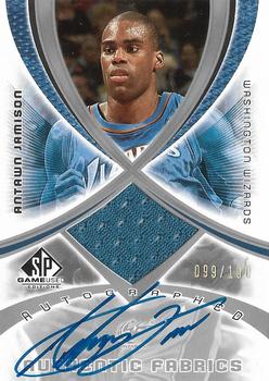 2005-06 SP Game Used - Authentic Fabrics Autographs #AAF-AJ Antawn Jamison Front