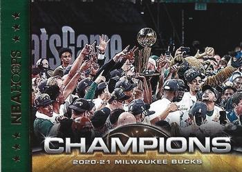 2021-22 Hoops - Champions #99 Milwaukee Bucks Front
