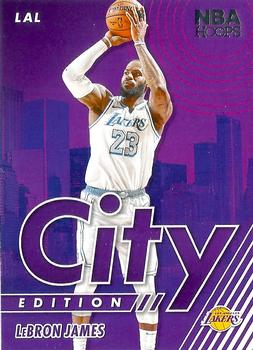 2021-22 Hoops - City Edition #5 LeBron James Front