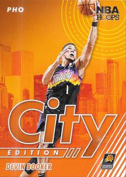 2021-22 Hoops - City Edition #22 Devin Booker Front