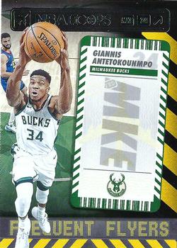 2021-22 Hoops - Frequent Flyers #2 Giannis Antetokounmpo Front