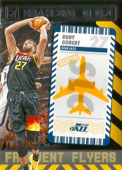 2021-22 Hoops - Frequent Flyers #3 Rudy Gobert Front