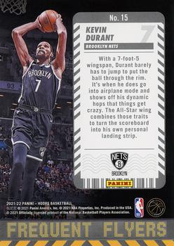 2021-22 Hoops - Frequent Flyers #15 Kevin Durant Back