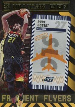 2021-22 Hoops - Frequent Flyers Holo #3 Rudy Gobert Front