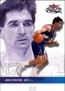 2001-02 Fleer Force #27 John Stockton Front