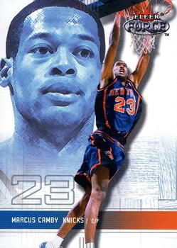 2001-02 Fleer Force #73 Marcus Camby Front