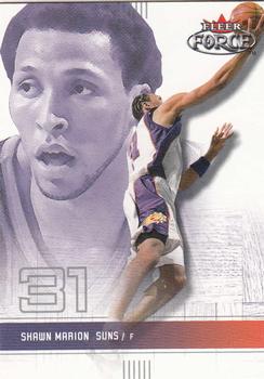 2001-02 Fleer Force #80 Shawn Marion Front