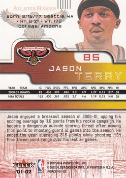 2001-02 Fleer Force #85 Jason Terry Back