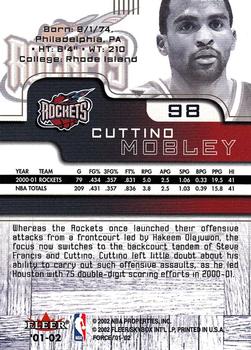 2001-02 Fleer Force #98 Cuttino Mobley Back