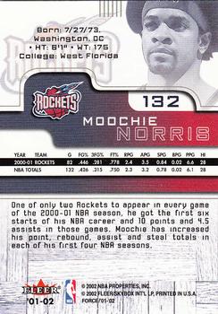 2001-02 Fleer Force #132 Moochie Norris Back