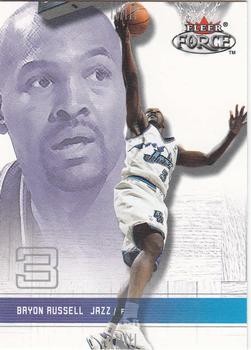 2001-02 Fleer Force #134 Bryon Russell Front