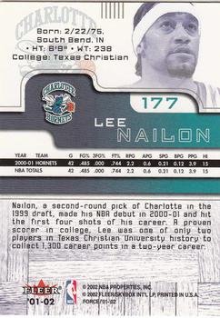 2001-02 Fleer Force #177 Lee Nailon Back