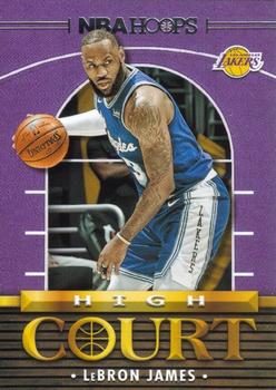 2021-22 Hoops - High Court #15 LeBron James Front