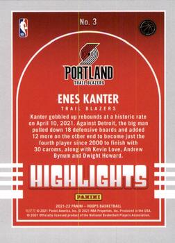 2021-22 Hoops - Highlights #3 Enes Kanter Back