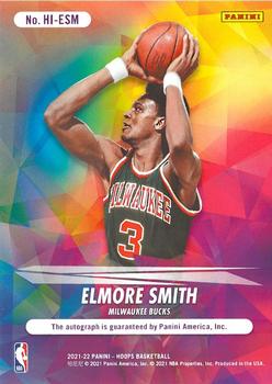 2021-22 Hoops - Hoops Ink #HI-ESM Elmore Smith Back