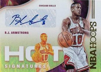 2021-22 Hoops - Hot Signatures #HS-BJA B.J. Armstrong Front