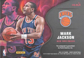 2021-22 Hoops - Hot Signatures #HS-MJK Mark Jackson Back