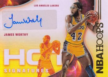 2021-22 Hoops - Hot Signatures #HS-JWT James Worthy Front