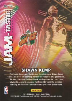 2021-22 Hoops - JAM-tastic #12 Shawn Kemp Back