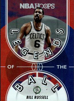 2021-22 Hoops - Legends of the Ball #2 Bill Russell Front