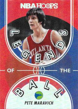 2021-22 Hoops - Legends of the Ball #9 Pete Maravich Front