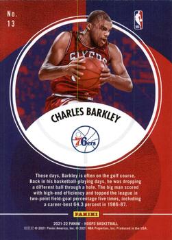 2021-22 Hoops - Legends of the Ball #13 Charles Barkley Back