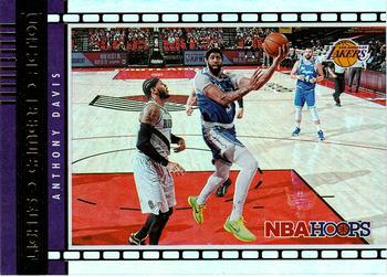 2021-22 Hoops - Lights Camera Action Holo #10 Anthony Davis Front