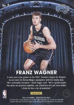 2021-22 Hoops - Now Playing #8 Franz Wagner Back
