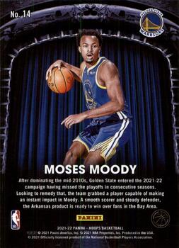 2021-22 Hoops - Now Playing #14 Moses Moody Back