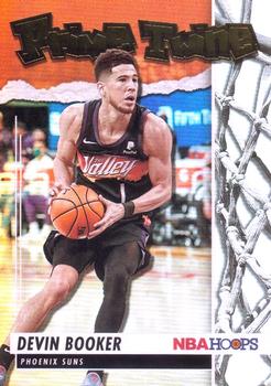 2021-22 Hoops - Prime Twine Holo #20 Devin Booker Front