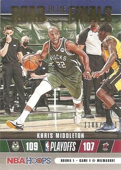 2021-22 Hoops - Road to the Finals First Round #1 Khris Middleton Front