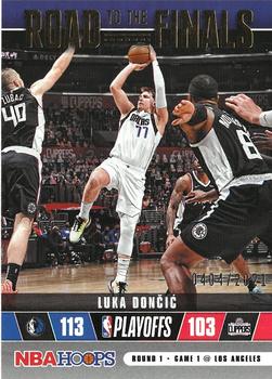 2021-22 Hoops - Road to the Finals First Round #2 Luka Doncic Front