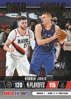 2021-22 Hoops - Road to the Finals First Round #19 Nikola Jokic Front