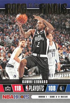 2021-22 Hoops - Road to the Finals First Round #22 Kawhi Leonard Front