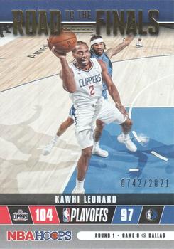 2021-22 Hoops - Road to the Finals First Round #42 Kawhi Leonard Front