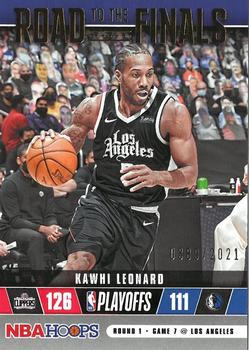 2021-22 Hoops - Road to the Finals First Round #43 Kawhi Leonard Front