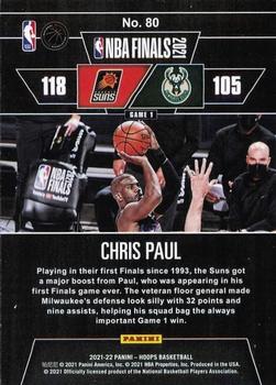 2021-22 Hoops - Road to the Finals NBA Championship #80 Chris Paul Back