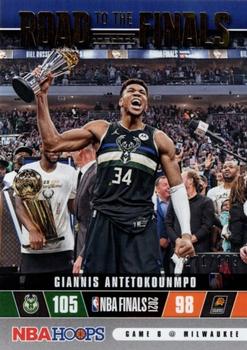 2021-22 Hoops - Road to the Finals NBA Championship #85 Giannis Antetokounmpo Front
