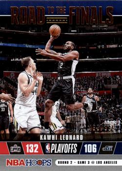 2021-22 Hoops - Road to the Finals Second Round #55 Kawhi Leonard Front