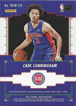 2021-22 Hoops Winter - Rookie Sweaters #RSW-CC Cade Cunningham Back